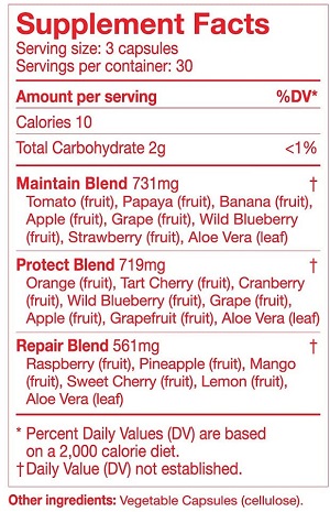 Balance of Nature fruits label