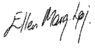 Signature of Ellen Margrethe Lj