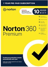 Norton 360 Premium Antivirus software