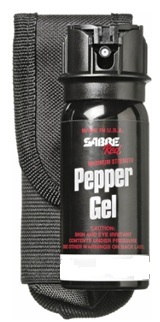 Tactical Pepper Gel with Belt Holster for Easy Carry, Maximum Police Strength